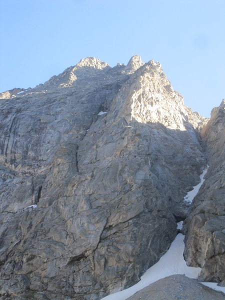 Mount Wister in the evening sun.