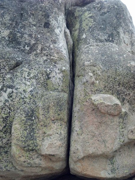 If need be, use the plate to the right during the crux as you get established in the crack.