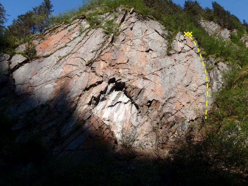 Rotten Reynolds is the right most climb at the wall and the lowest in quality, kind of like the person.