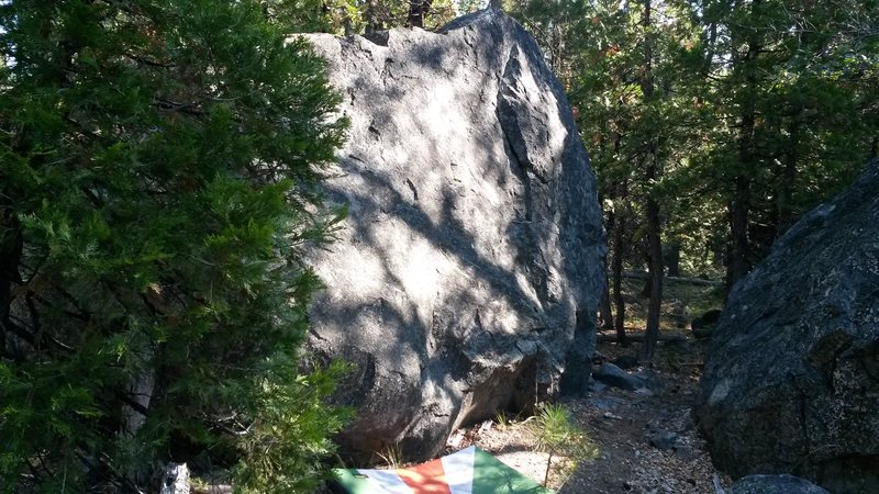 Stress Management Boulder. Warm up slab. There are many fun easy routes up this 15-20' slab.