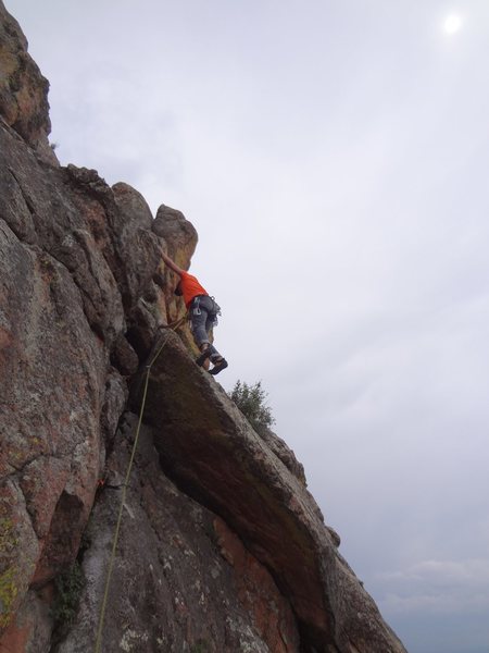Just past the notch.