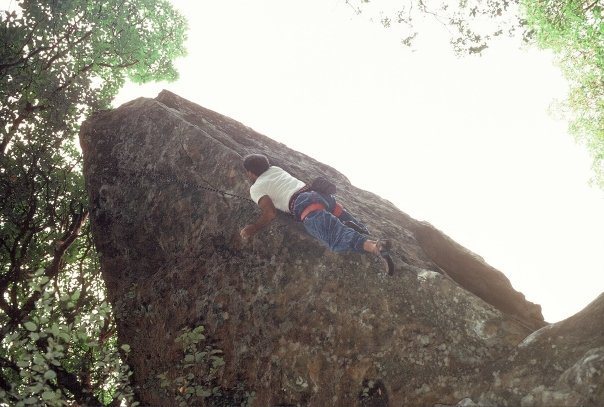 David Caunt TRing "Donkey Dong" in 1990