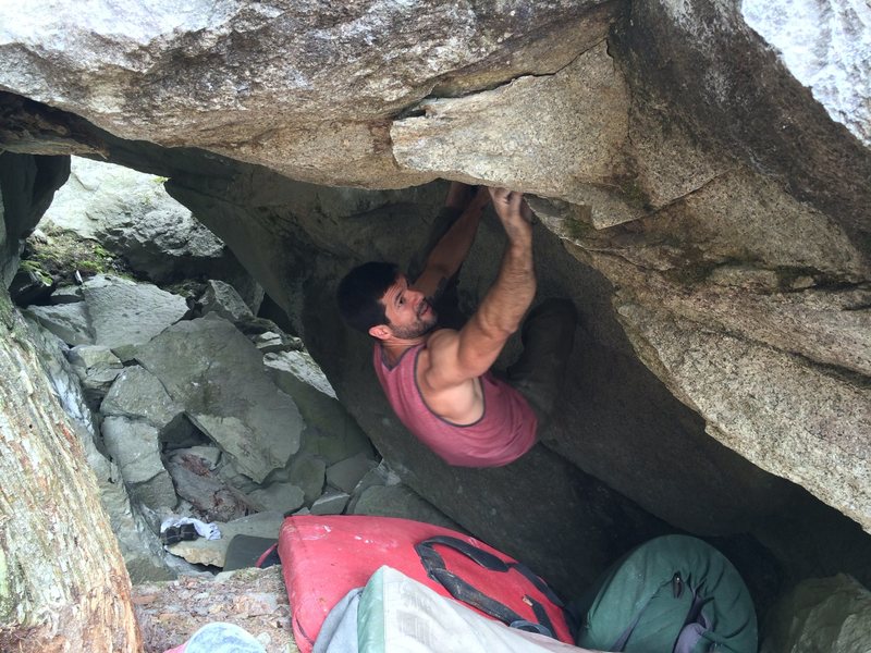 Nate G. moving into the crimps
