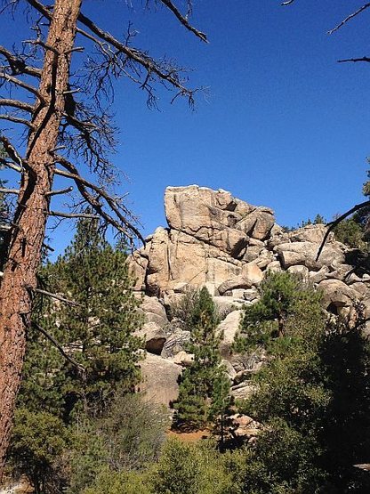Bullet Hole Wall from The Ingot, Holcomb Valley Pinnacles