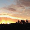 A fabulous fiery sunset, Big Bear South