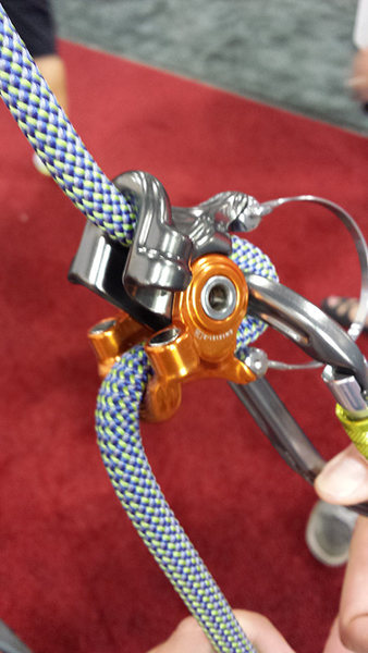 DMM's new hinged, magnetic Grip belay device was a shop-wide fave.