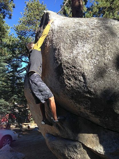 Boulder Basin Dyno (V5), Black Mountain
