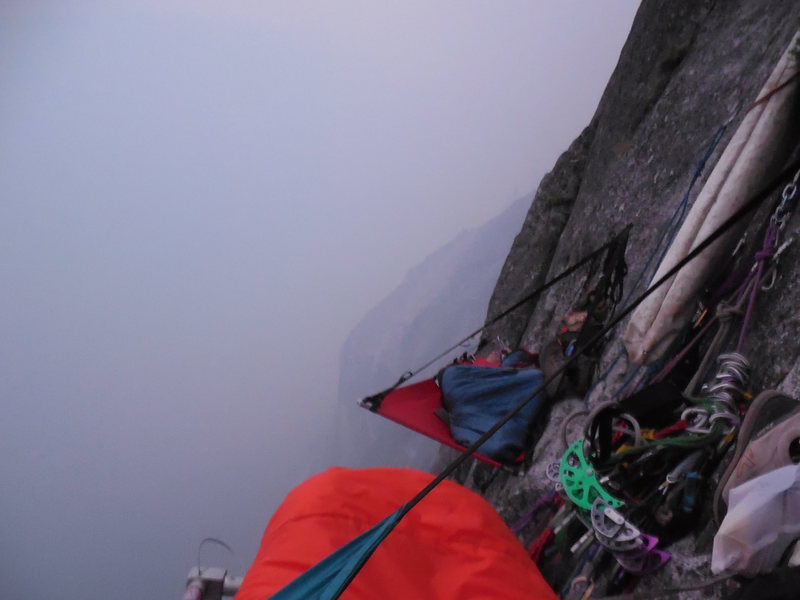 P6 Bivy during the massive Rim Fire.