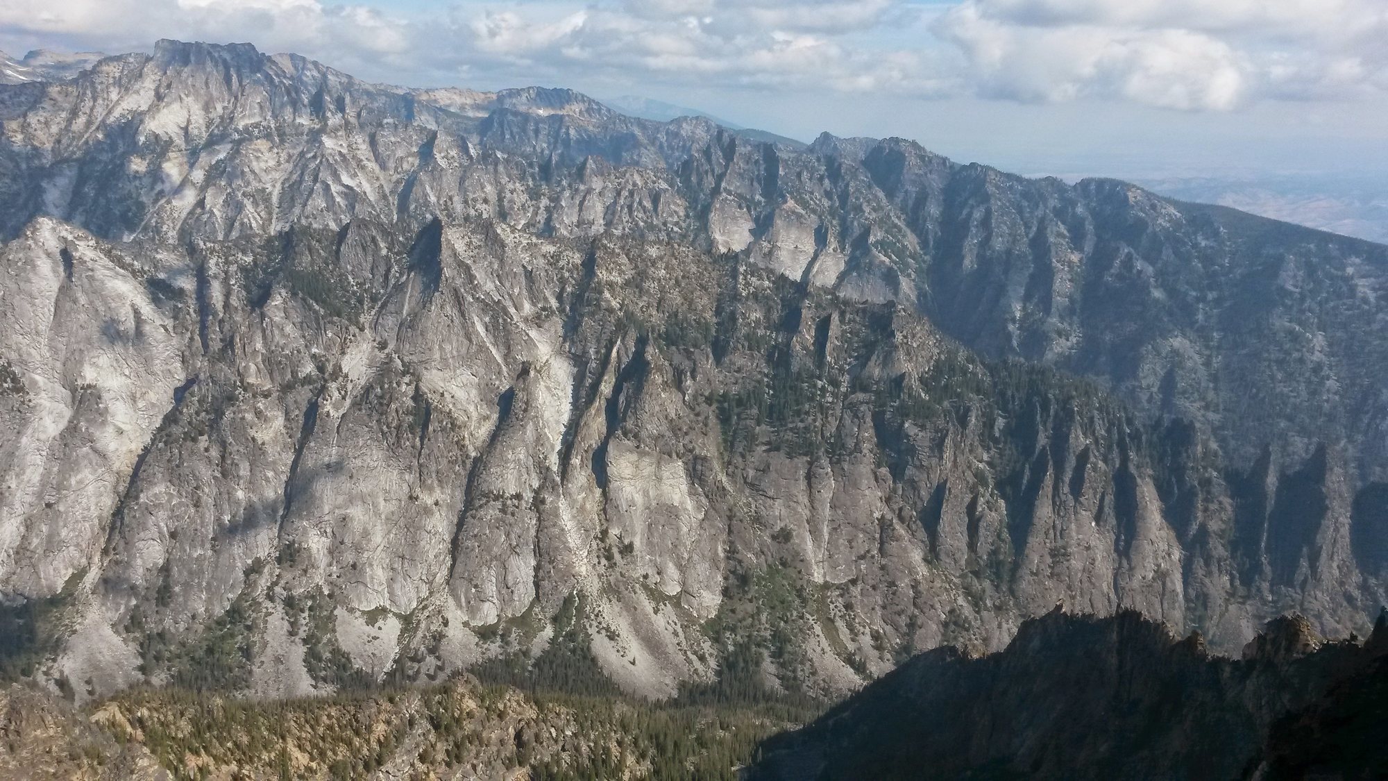 Trapper Creek as seen from the south.