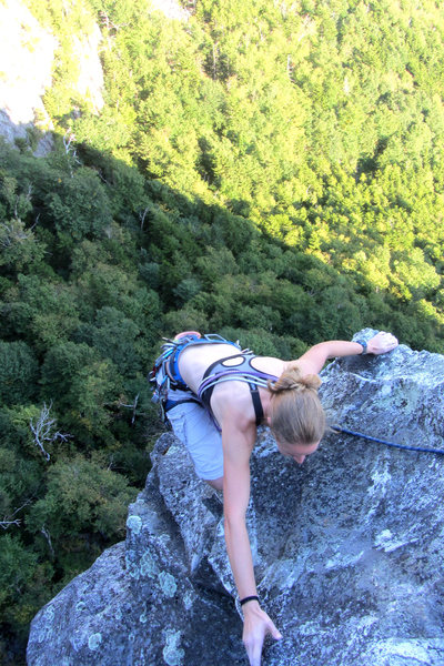 Torie reaching for the summit