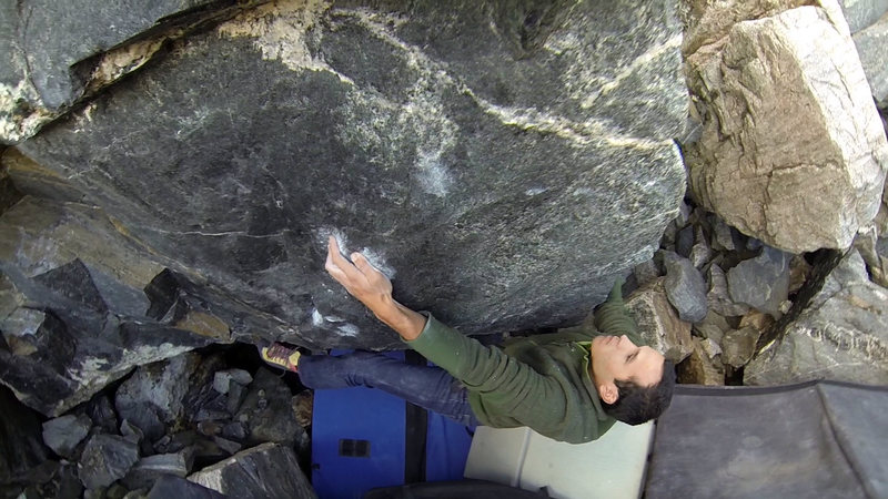 Abner Albino on the second ascent of Loch Ness Monster.
