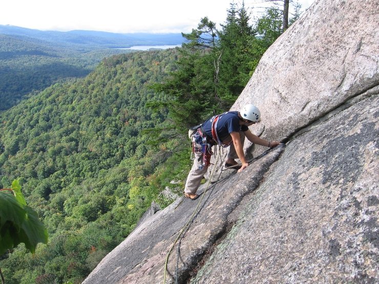 Rock Climb Return to Sender, Adirondacks