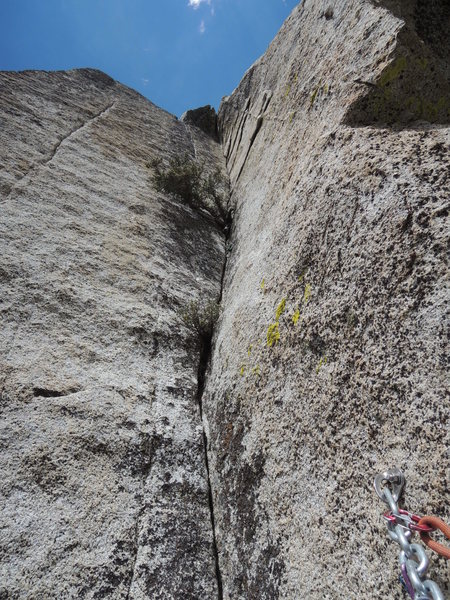 Looking up at the pitch 9 aka the dirty dihedral