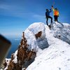 Summit of Mount Shasta with my buddy Paul.