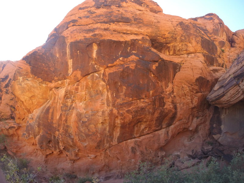 Rock Climbing in Newcastle Crag, Red Rocks
