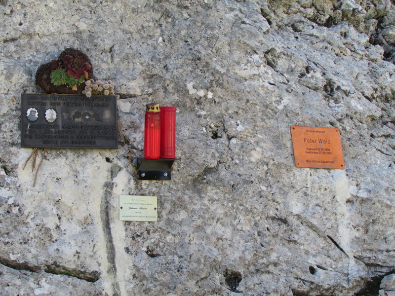 Climber's Memorial at the Sella Towers.