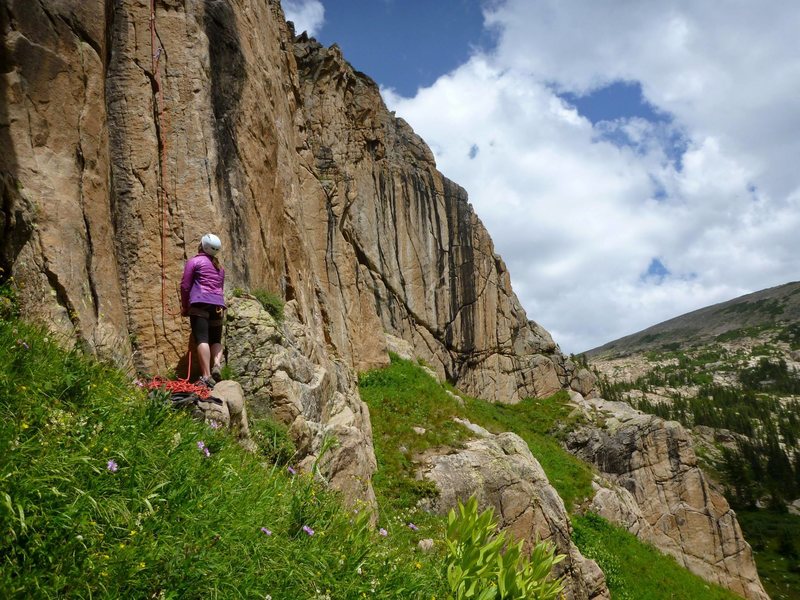 A typical summer day at the Tiger Cliff.