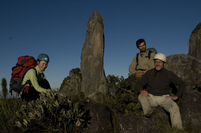 Francisco Taranto's photo at the view point. I and his friends heading to the climb.