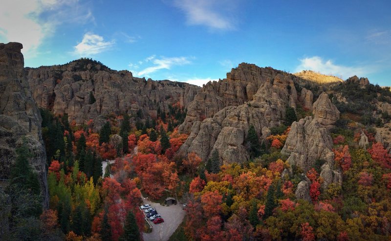 Rock Climbing In Maple Canyon Central Utah