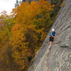 Yet another traverse pic, at peak foliage. Never tire of this little route.