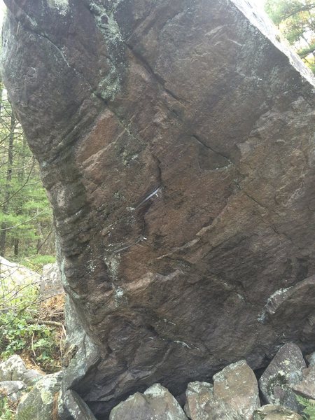 Closer view of the face.