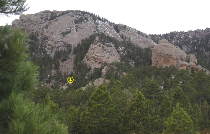 I believe Chimera is the highlighted rock in this photo, but I am posting it 2 years after I took the image....