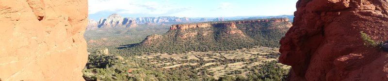Panorama from the saddle