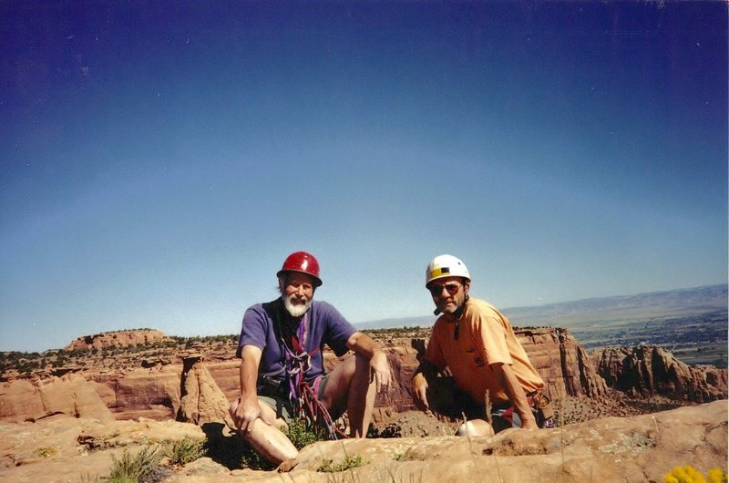 Sir Chris Bonington and Paul Ross.... A long way from Cumbria.