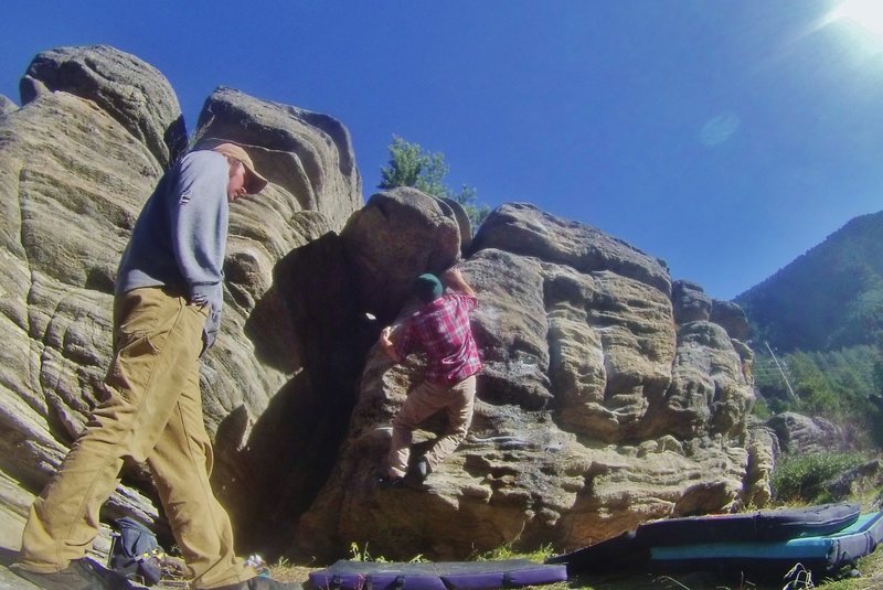 Workin the arête!