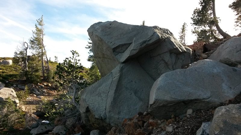 This boulder is at least 20' tall. With a crappy landing that needs work.