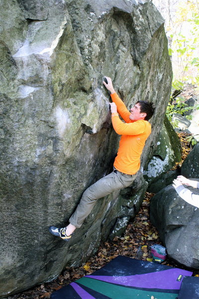 Bouldering in Body Snap, South Central PA