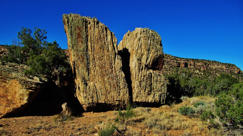 Rift Rock's east face.