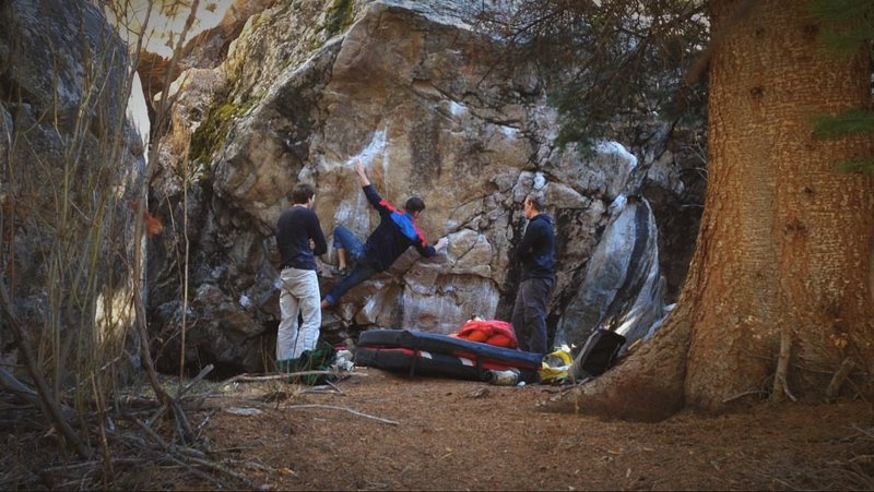 About to flip to the undercling.