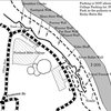 Trail and cliff map for Rocky Butte