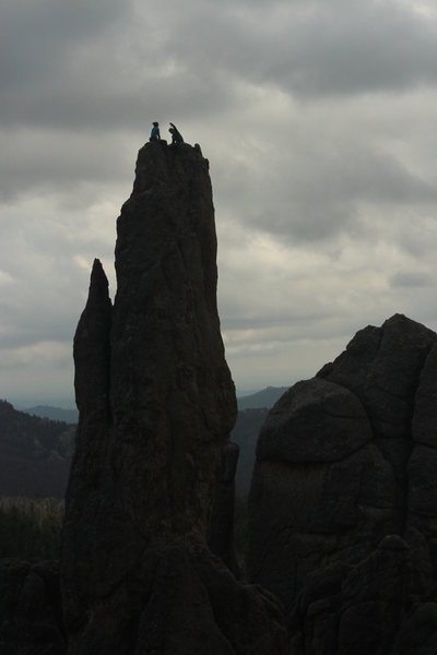 Top of the Totem Pole with Lisa - Custer State Park, SD<br>
<br>
-- Photo by Said