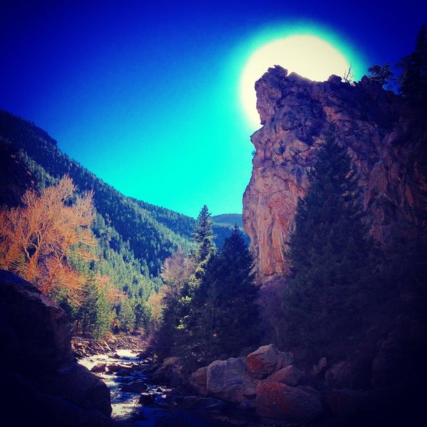 Rock Climbing in The Crystal Tower, Golden