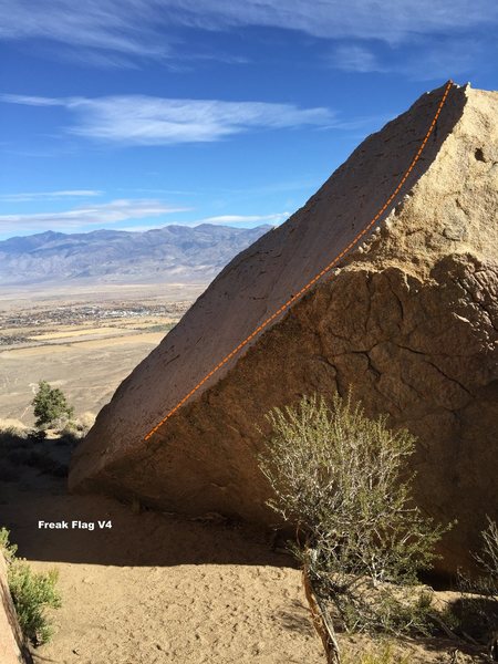 Hall of the Mountain Queens - Downhill Block Topo