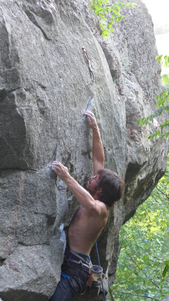 Unknown climber on Get 'er Done