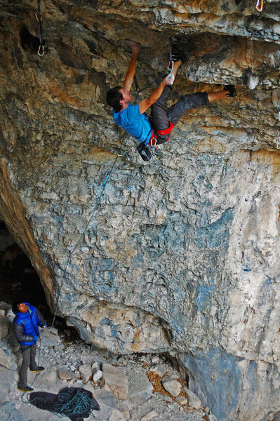 Rock Climbing in The Billboard Trail, American Fork Canyon