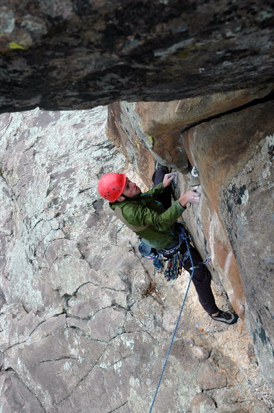 Aaron getting the onsight on G&P.