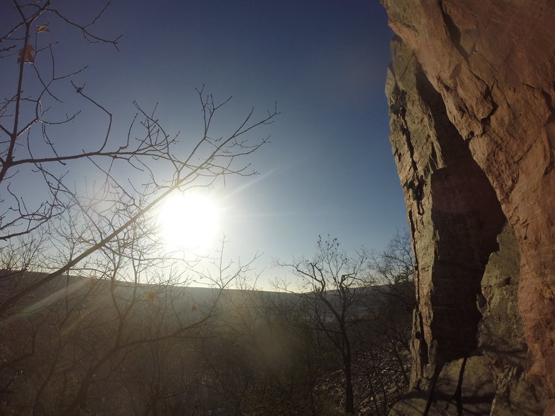 Brinton's Crack in the winter.