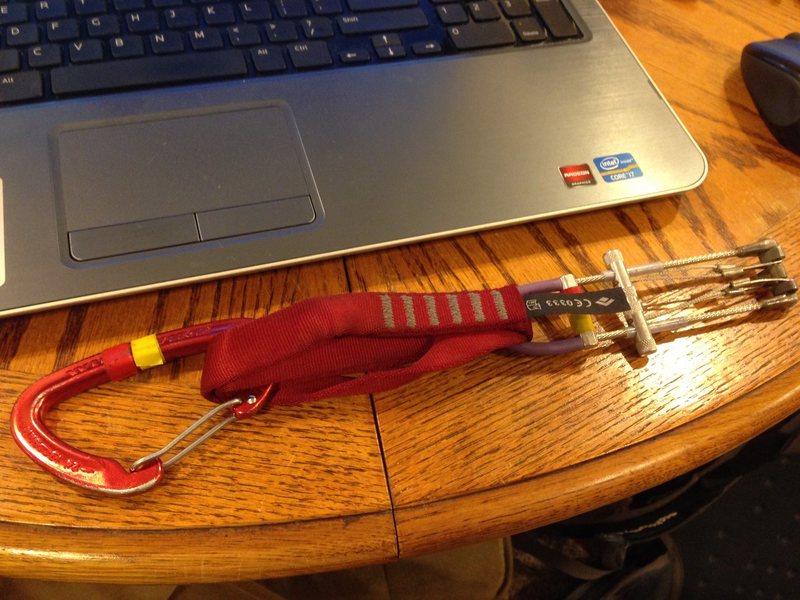 #00 with 6" BD sling as a replacement to frayed and UV-damaged garbage when I rescued it from a finger-crack...