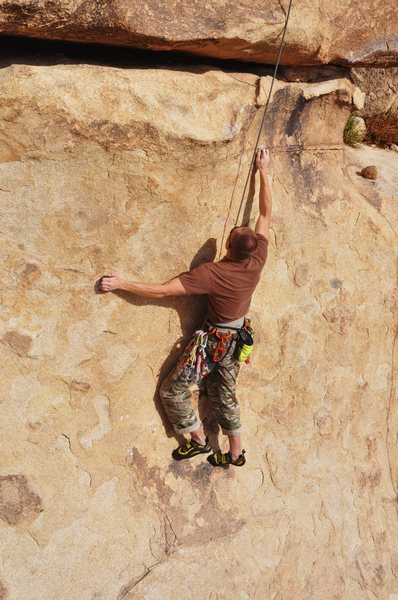 Vitaliy on the crux