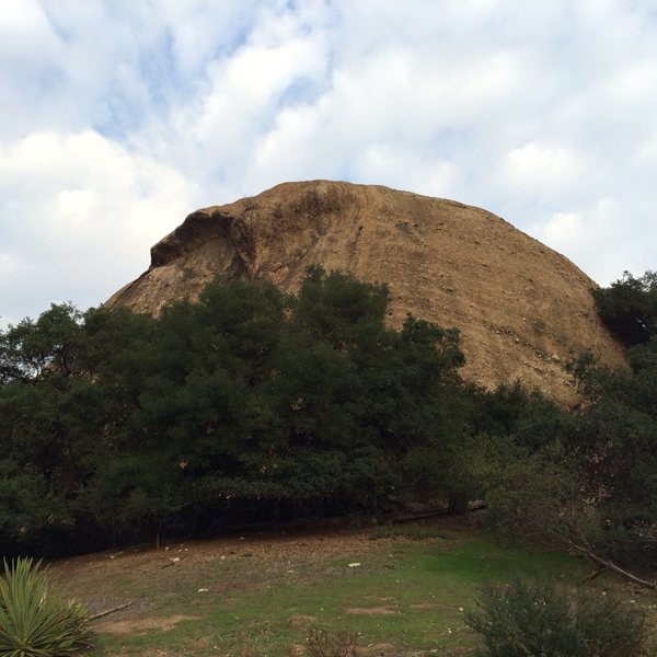 Eagle Rock. An interesting intersection of city park and private property.