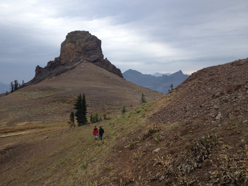 The peak and view beyond.