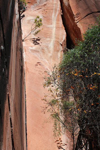 At the chains after a send of Wind of the Valley