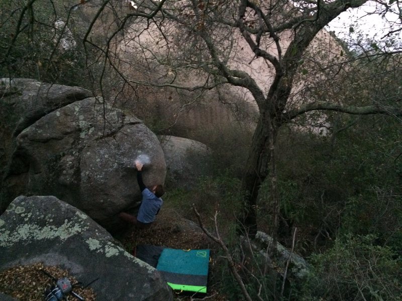 Sticking the first sloper on In The Shadows