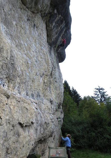 Pumping through the headwall.