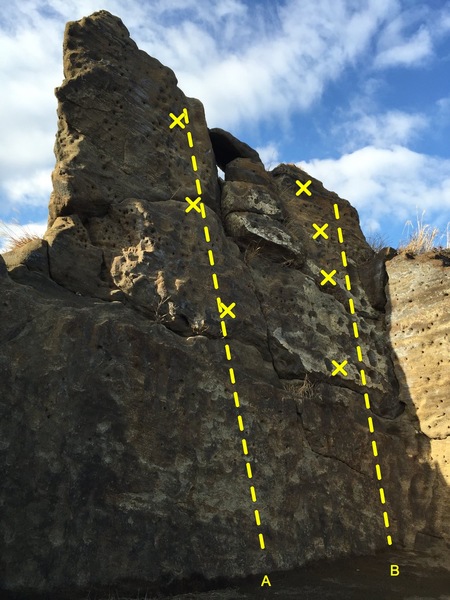 Beginner Rock<br>
<br>
A - ?<br>
B - Easy Peasy 5.4