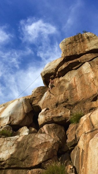 Right were this climb becomes full value!!!<br>
Photo by John Martinez!